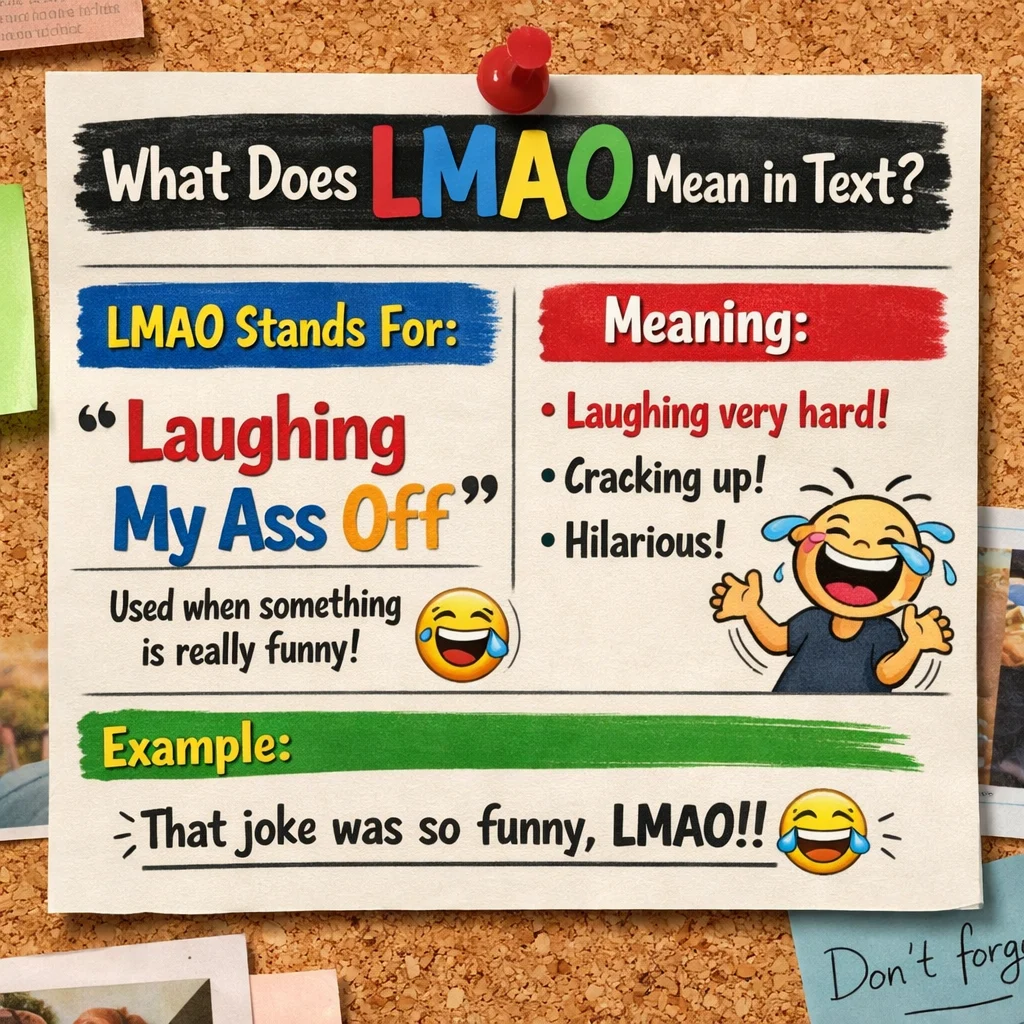 LMAO Mean in Text Real 2026