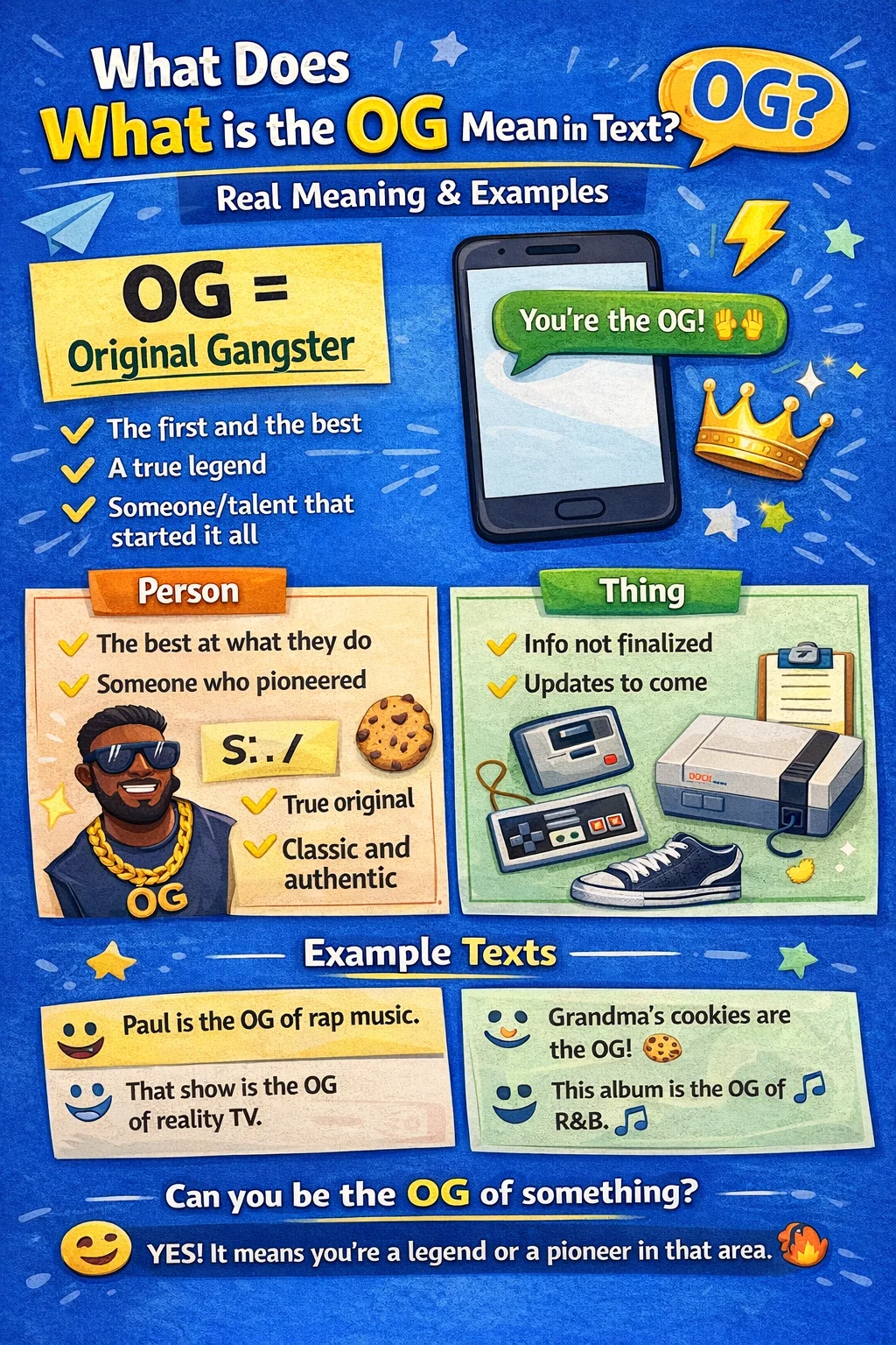 What is the OG Mean in Text 2026