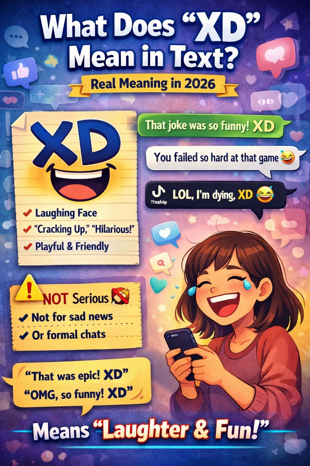 what is the meaning of xd Mean 2026