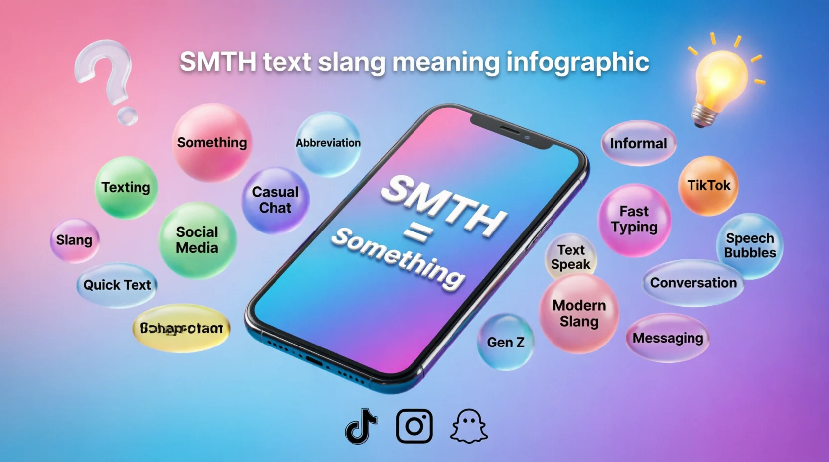 smth meaning Mean in Text 2026