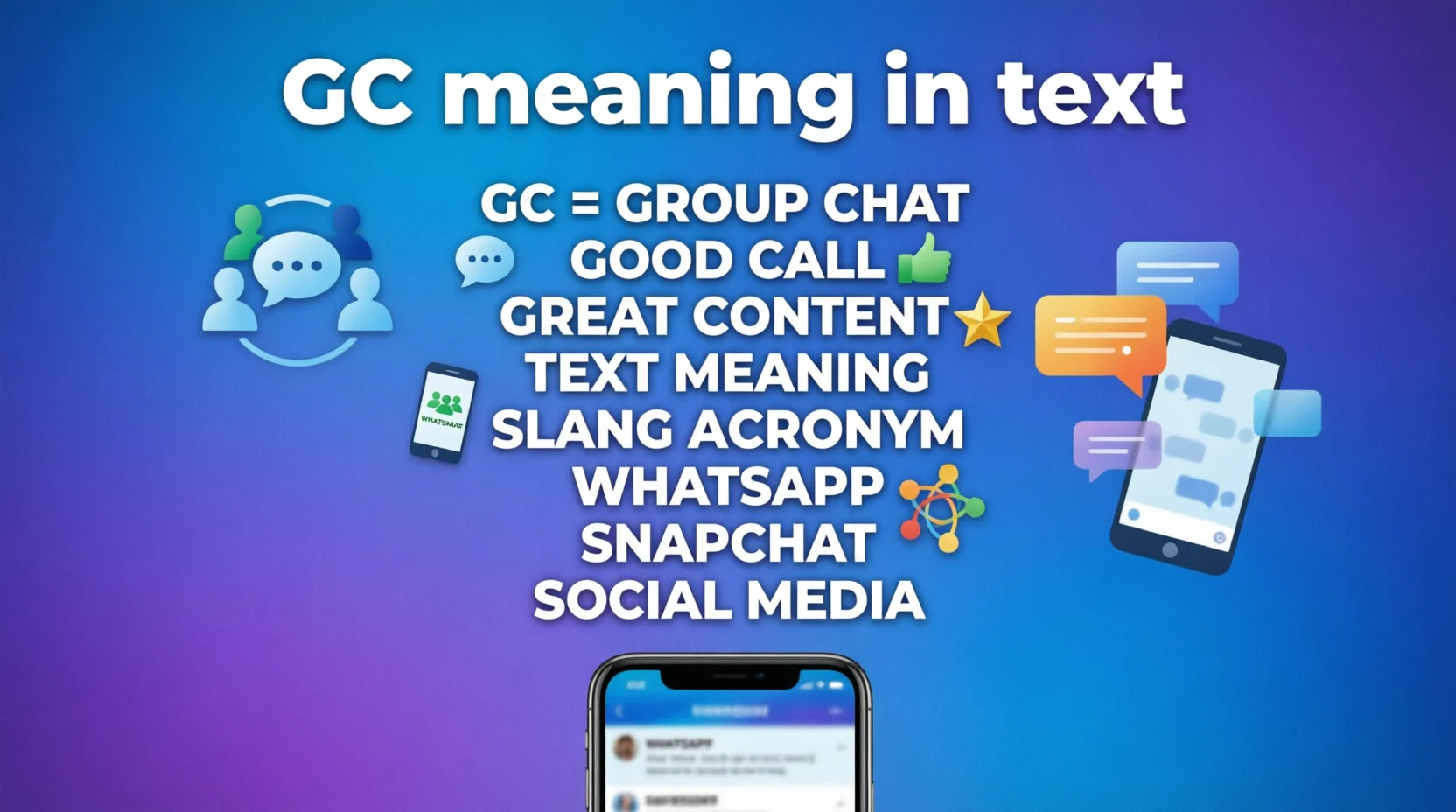 GC Full Form Mean in Text Real 2026
